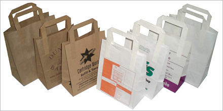 Tape handle Paper Bags